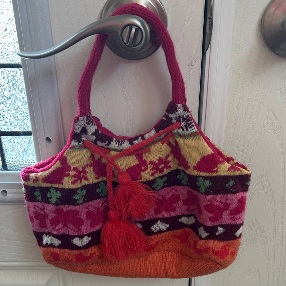 The Children's Place Colorful Knit Tote Bag